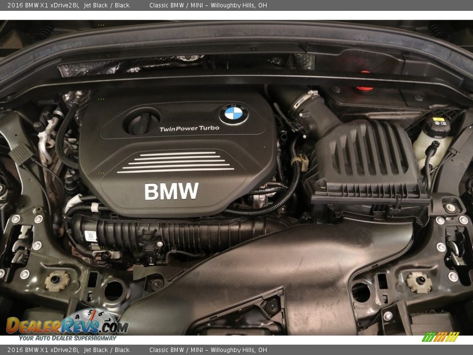 2016 BMW X1 xDrive28i Jet Black / Black Photo #21