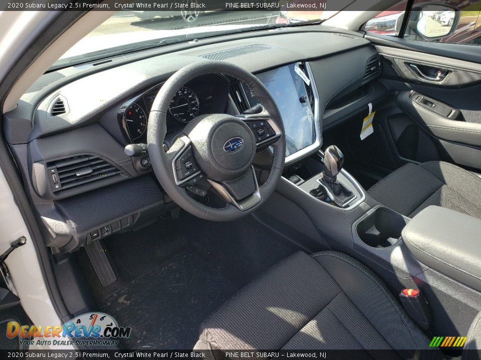 2020 Subaru Legacy 2.5i Premium Crystal White Pearl / Slate Black Photo #7