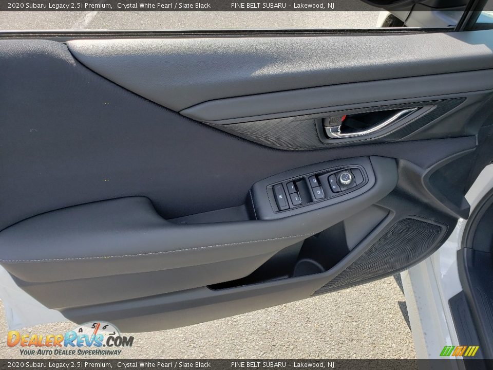 2020 Subaru Legacy 2.5i Premium Crystal White Pearl / Slate Black Photo #8