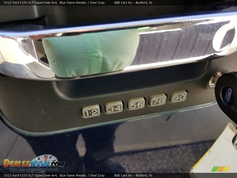 2013 Ford F150 XLT SuperCrew 4x4 Blue Flame Metallic / Steel Gray Photo #10