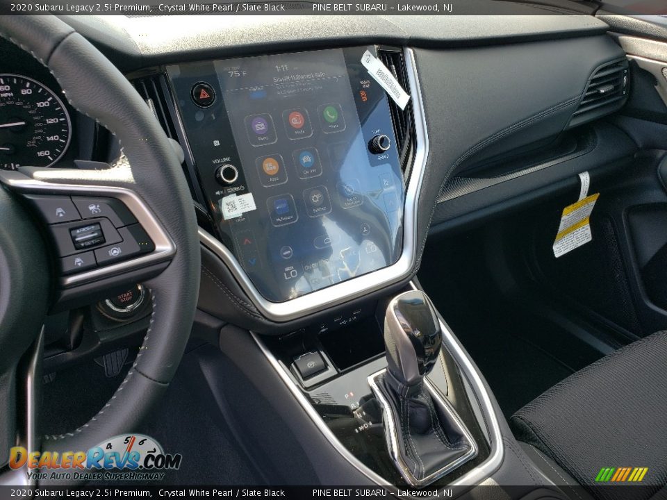 2020 Subaru Legacy 2.5i Premium Crystal White Pearl / Slate Black Photo #10