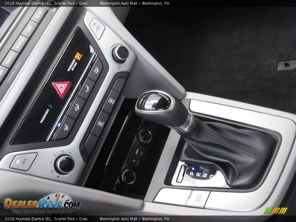 2018 Hyundai Elantra SEL Scarlet Red / Gray Photo #15