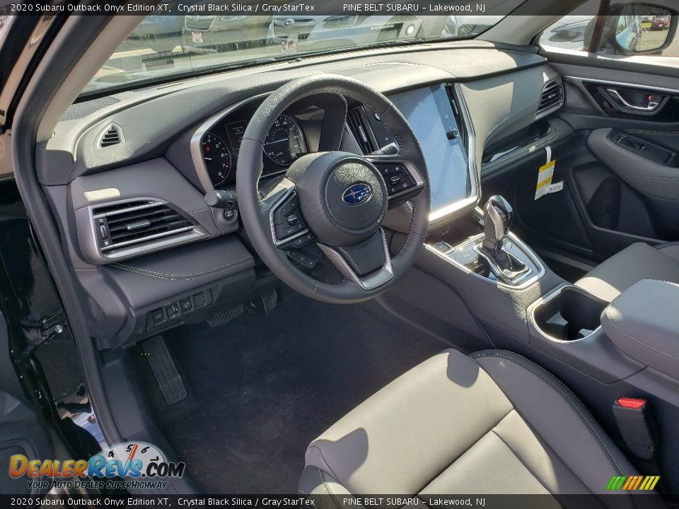 Gray StarTex Interior - 2020 Subaru Outback Onyx Edition XT Photo #7