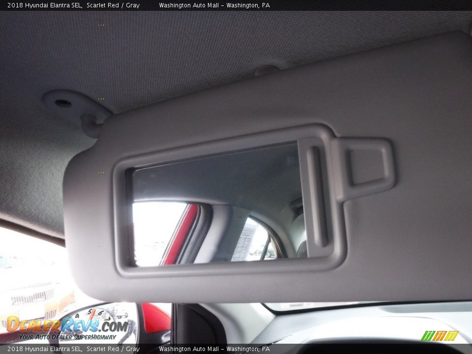 2018 Hyundai Elantra SEL Scarlet Red / Gray Photo #23