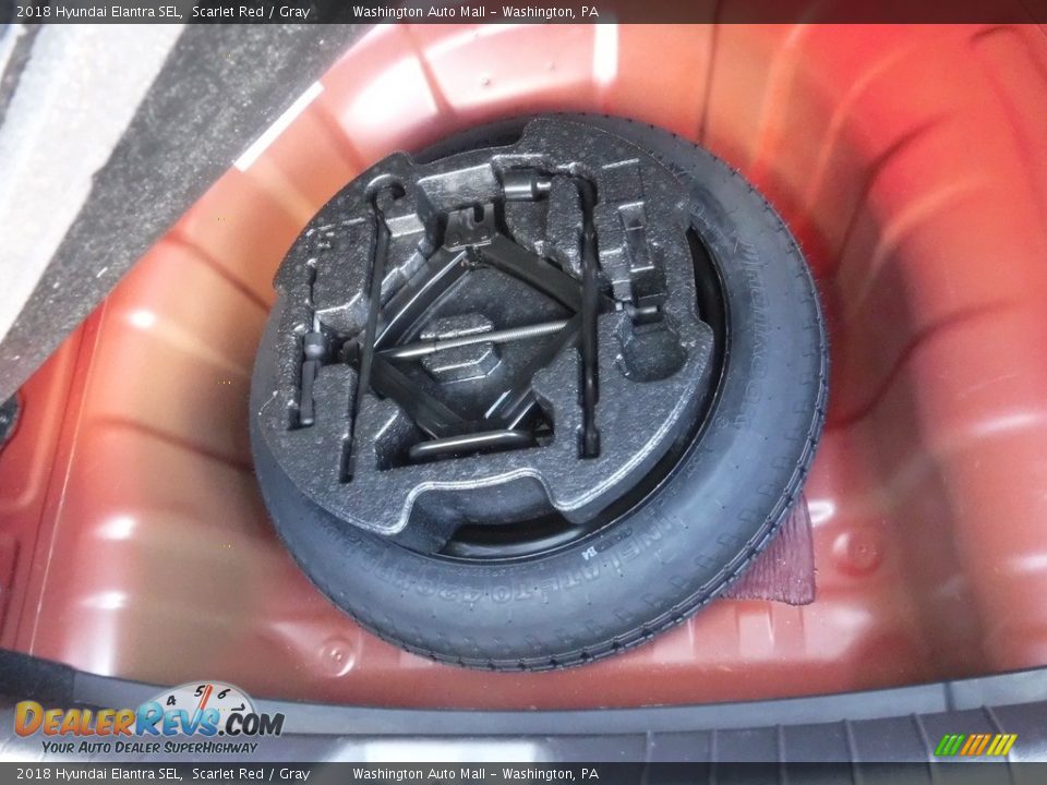2018 Hyundai Elantra SEL Scarlet Red / Gray Photo #26