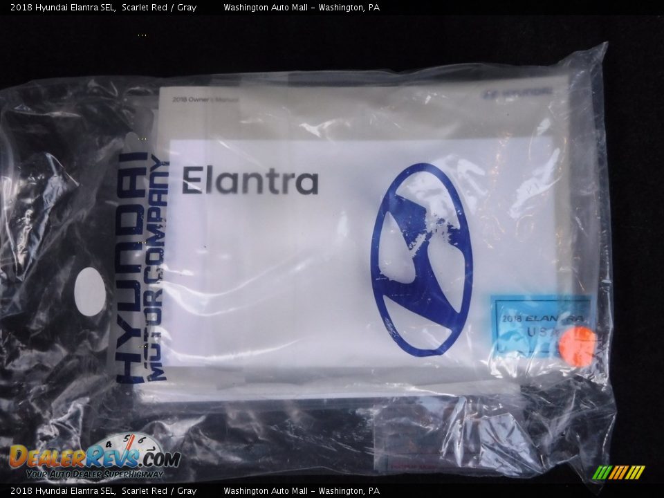 2018 Hyundai Elantra SEL Scarlet Red / Gray Photo #27
