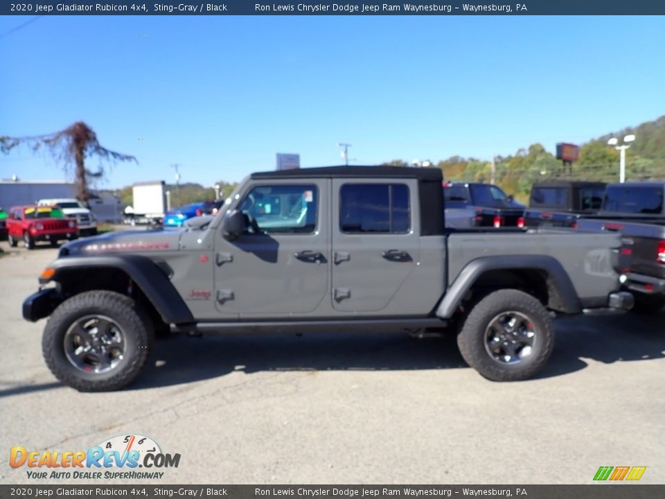 2020 Jeep Gladiator Rubicon 4x4 Sting-Gray / Black Photo #2