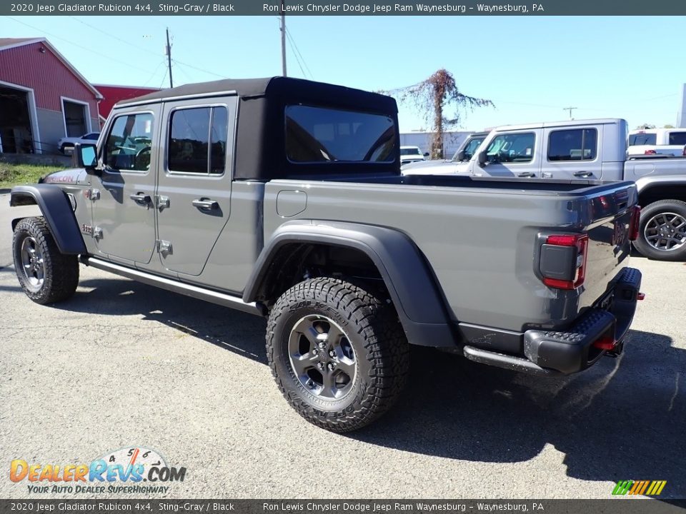 2020 Jeep Gladiator Rubicon 4x4 Sting-Gray / Black Photo #3