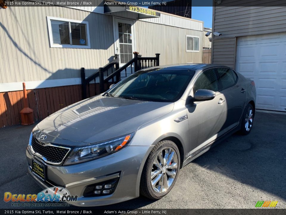 2015 Kia Optima SXL Turbo Metal Bronze / Black Photo #1