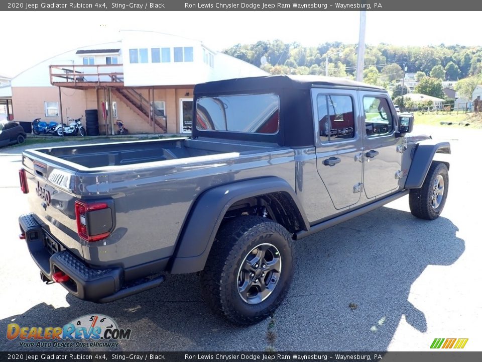 2020 Jeep Gladiator Rubicon 4x4 Sting-Gray / Black Photo #4