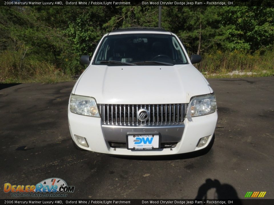 2006 Mercury Mariner Luxury 4WD Oxford White / Pebble/Light Parchment Photo #5