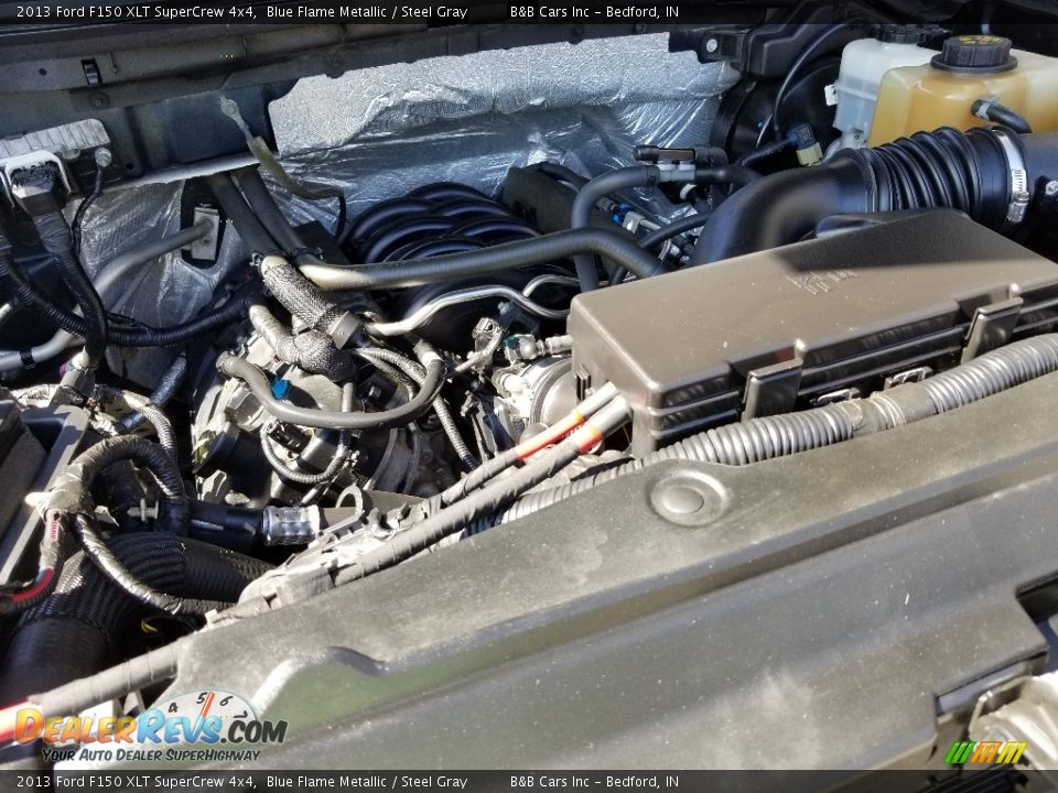 2013 Ford F150 XLT SuperCrew 4x4 Blue Flame Metallic / Steel Gray Photo #27