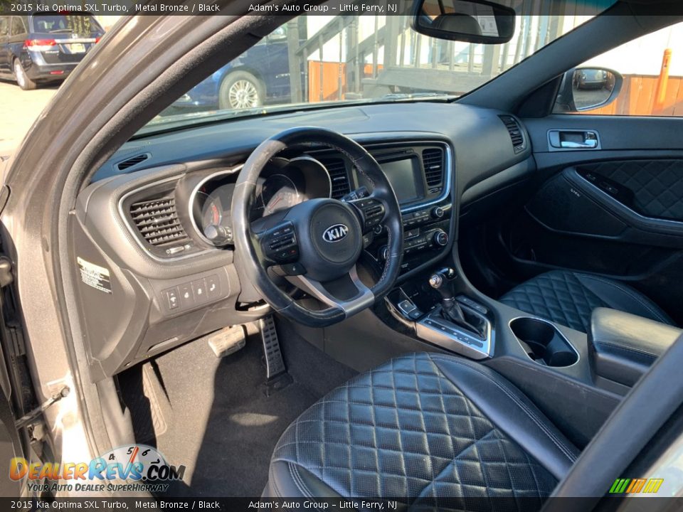 2015 Kia Optima SXL Turbo Metal Bronze / Black Photo #8