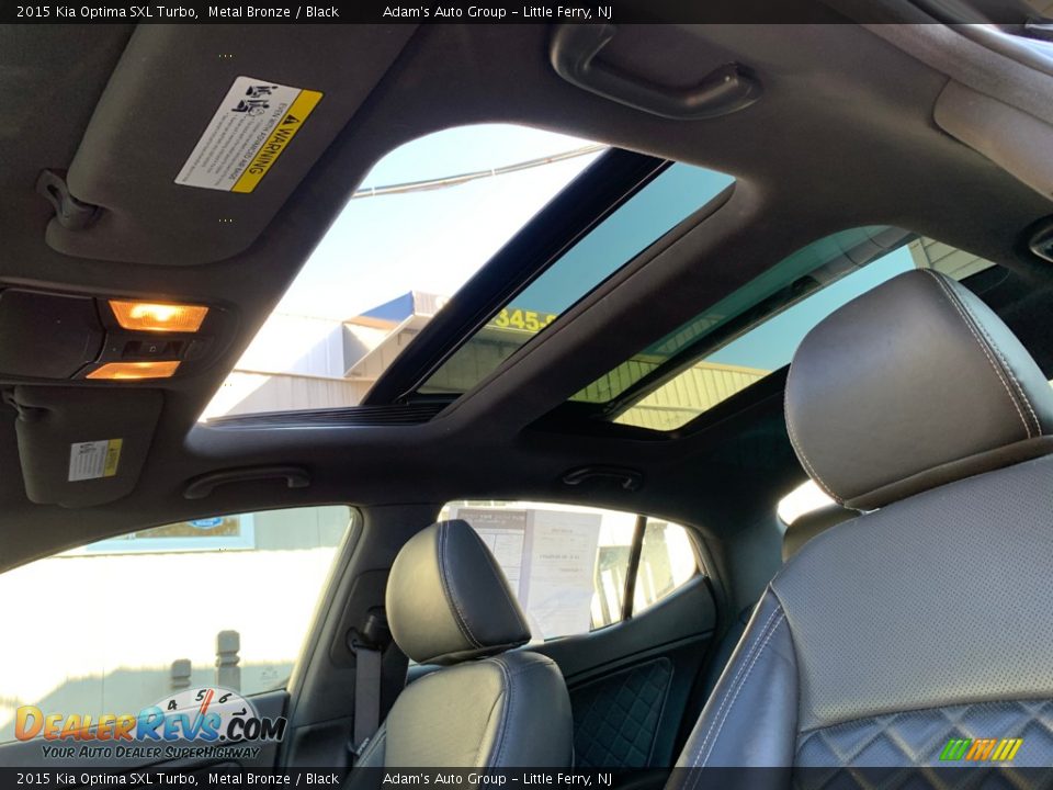 2015 Kia Optima SXL Turbo Metal Bronze / Black Photo #9