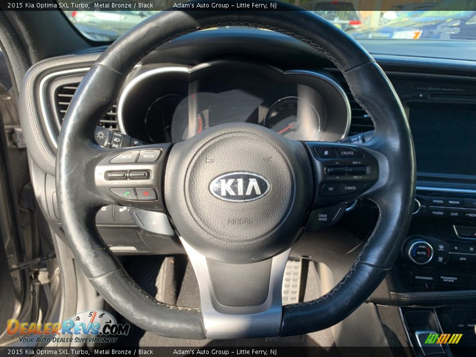 2015 Kia Optima SXL Turbo Metal Bronze / Black Photo #10