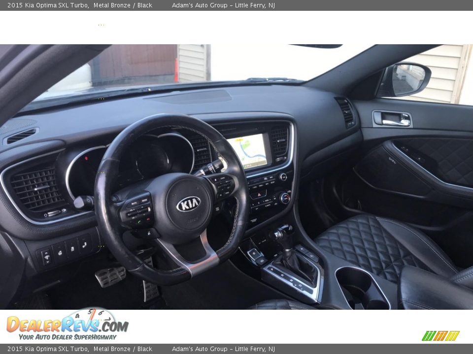 2015 Kia Optima SXL Turbo Metal Bronze / Black Photo #22