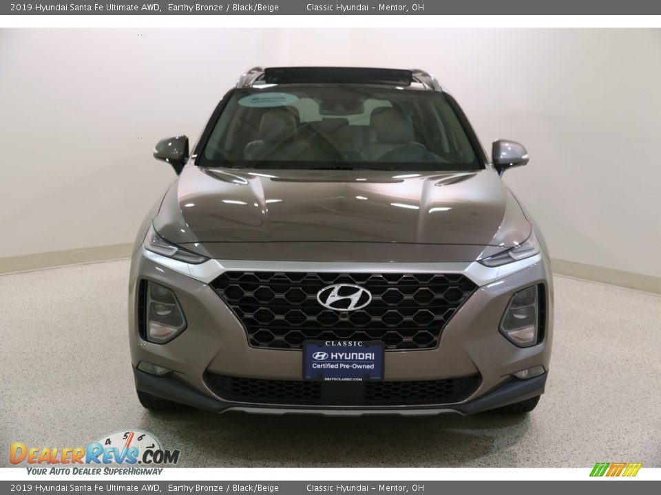 2019 Hyundai Santa Fe Ultimate AWD Earthy Bronze / Black/Beige Photo #2