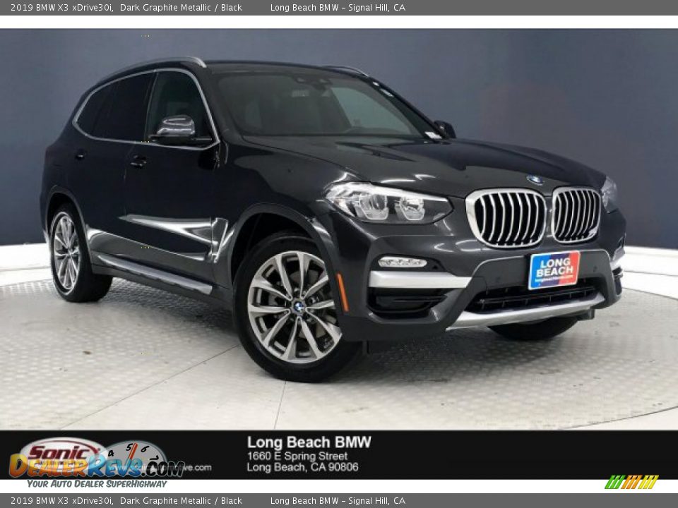 2019 BMW X3 xDrive30i Dark Graphite Metallic / Black Photo #1