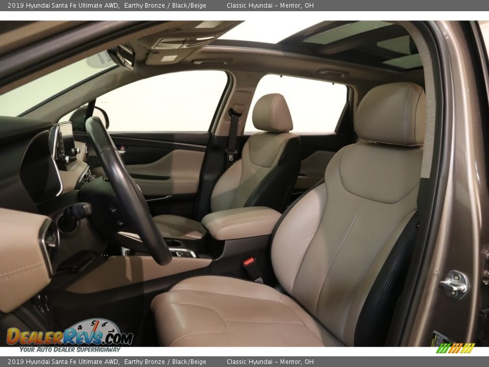 2019 Hyundai Santa Fe Ultimate AWD Earthy Bronze / Black/Beige Photo #5