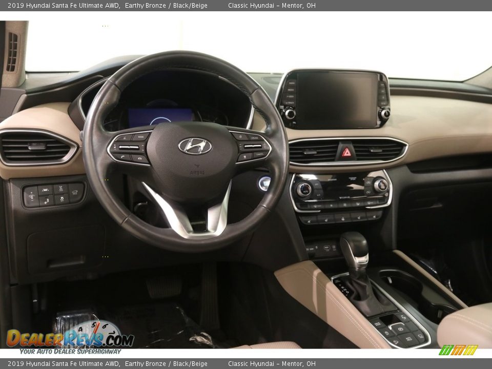 2019 Hyundai Santa Fe Ultimate AWD Earthy Bronze / Black/Beige Photo #6