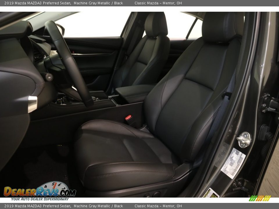 2019 Mazda MAZDA3 Preferred Sedan Machine Gray Metallic / Black Photo #5