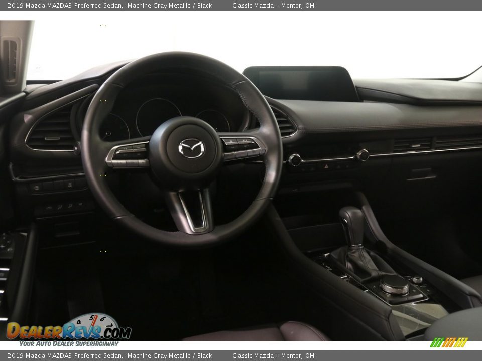 2019 Mazda MAZDA3 Preferred Sedan Machine Gray Metallic / Black Photo #6