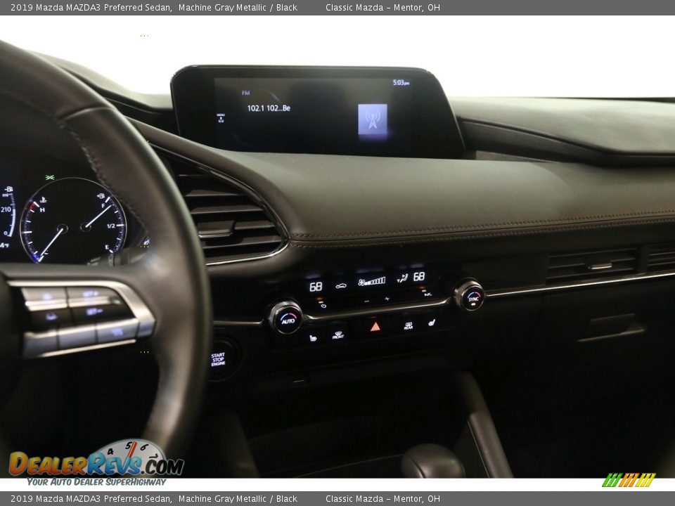 2019 Mazda MAZDA3 Preferred Sedan Machine Gray Metallic / Black Photo #9