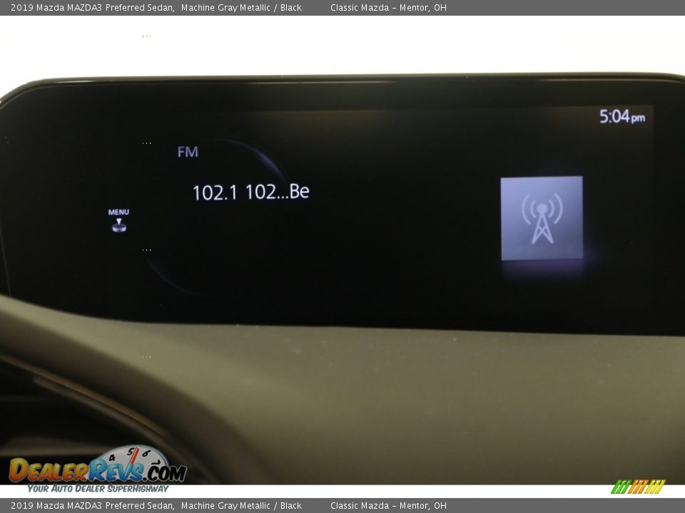 2019 Mazda MAZDA3 Preferred Sedan Machine Gray Metallic / Black Photo #10