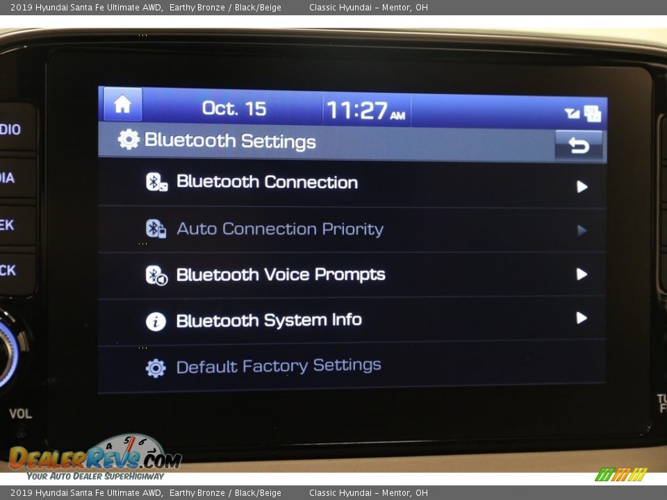 2019 Hyundai Santa Fe Ultimate AWD Earthy Bronze / Black/Beige Photo #11
