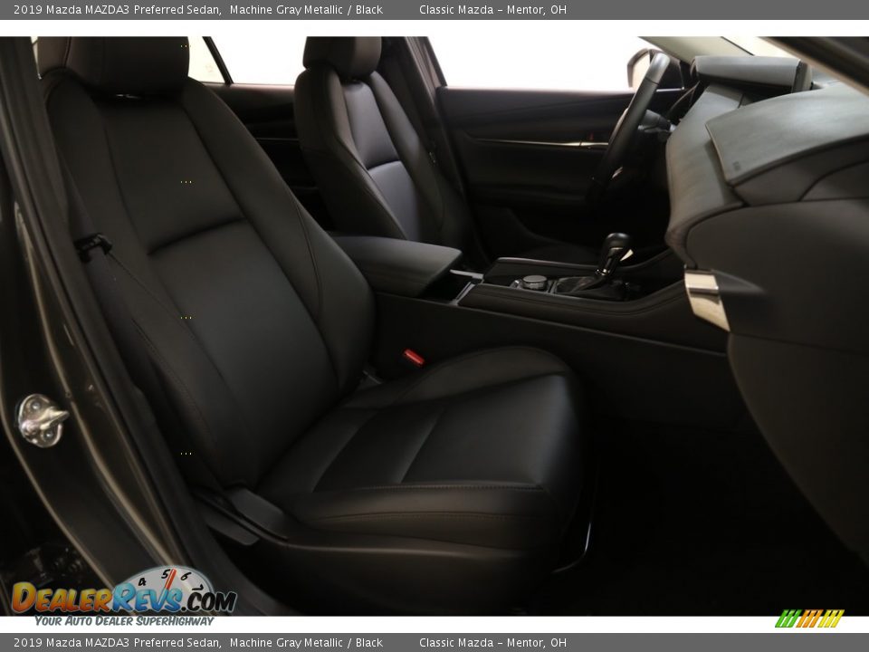 2019 Mazda MAZDA3 Preferred Sedan Machine Gray Metallic / Black Photo #14