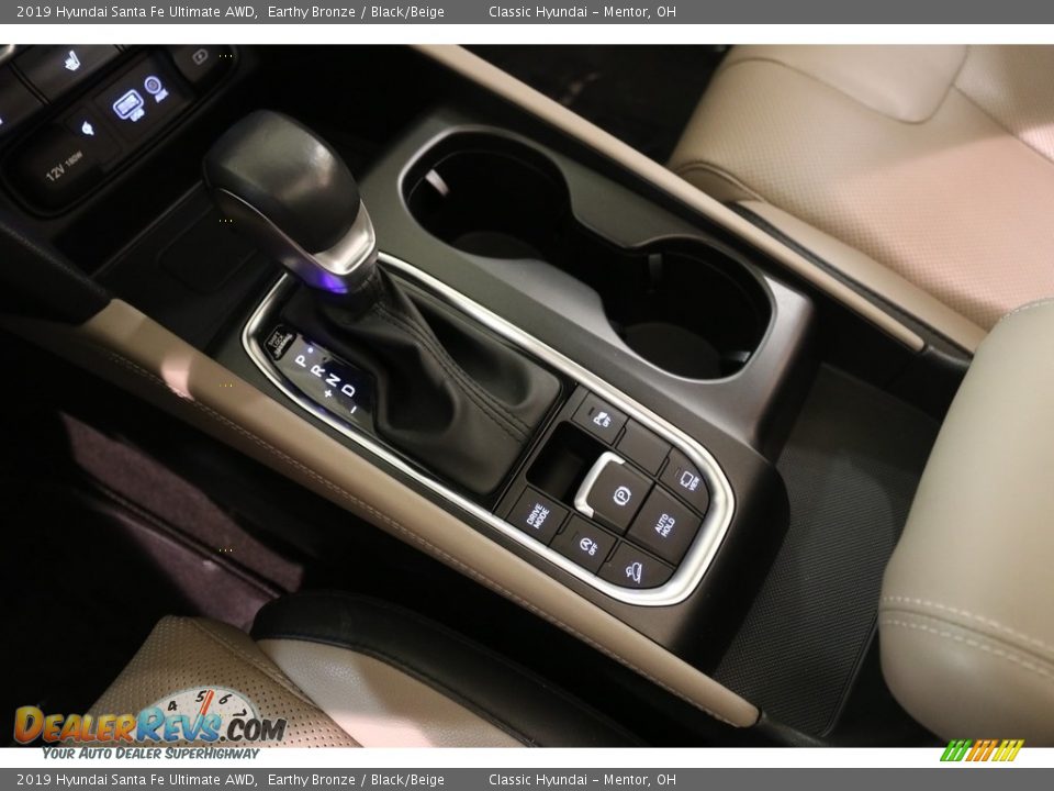 2019 Hyundai Santa Fe Ultimate AWD Earthy Bronze / Black/Beige Photo #16