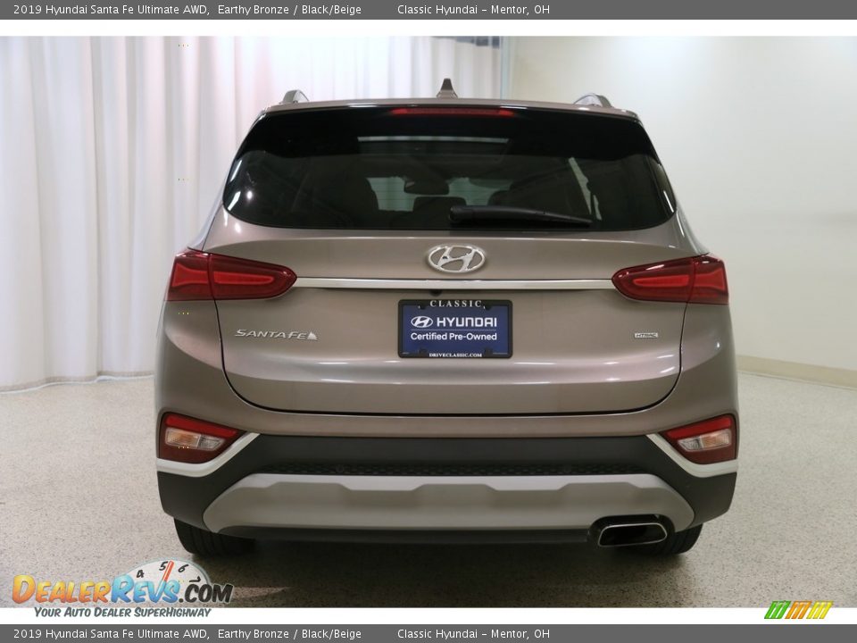 2019 Hyundai Santa Fe Ultimate AWD Earthy Bronze / Black/Beige Photo #20