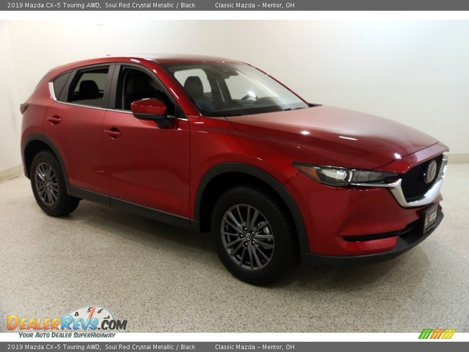 2019 Mazda CX-5 Touring AWD Soul Red Crystal Metallic / Black Photo #1