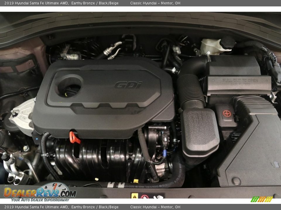 2019 Hyundai Santa Fe Ultimate AWD Earthy Bronze / Black/Beige Photo #21