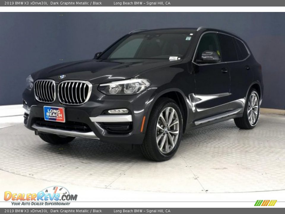 2019 BMW X3 xDrive30i Dark Graphite Metallic / Black Photo #12