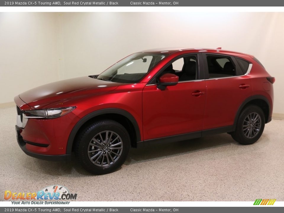 2019 Mazda CX-5 Touring AWD Soul Red Crystal Metallic / Black Photo #3