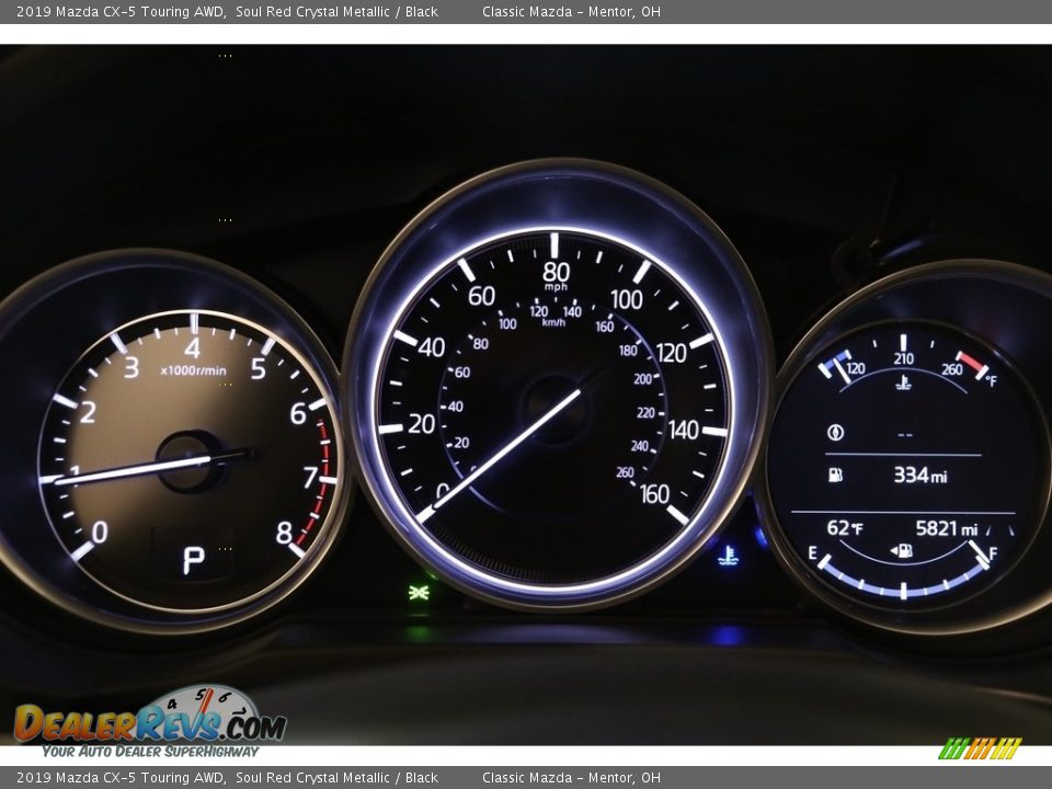 2019 Mazda CX-5 Touring AWD Soul Red Crystal Metallic / Black Photo #8