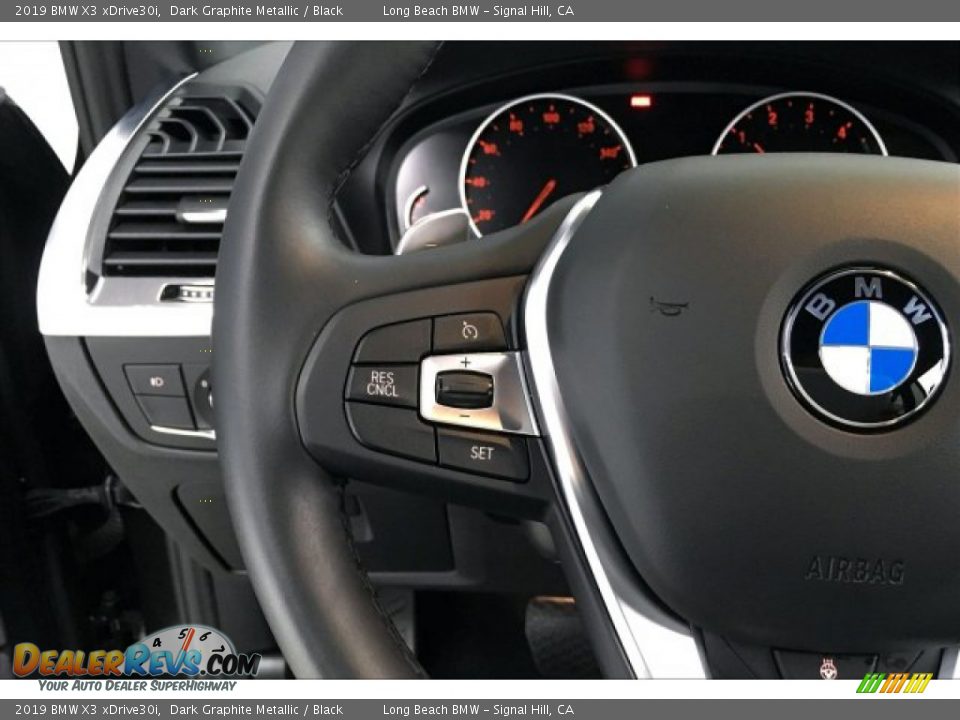 2019 BMW X3 xDrive30i Dark Graphite Metallic / Black Photo #14