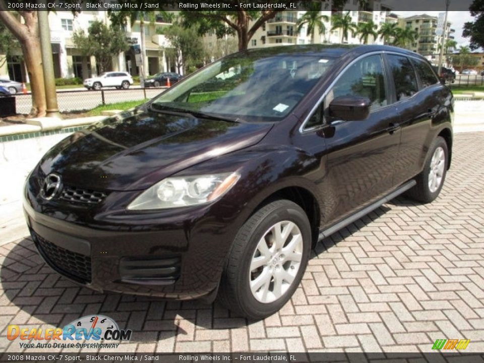2008 Mazda CX-7 Sport Black Cherry Mica / Sand Photo #1