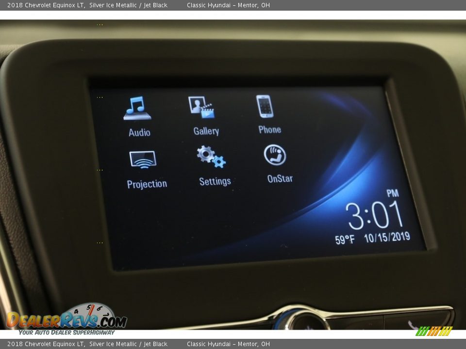 2018 Chevrolet Equinox LT Silver Ice Metallic / Jet Black Photo #11