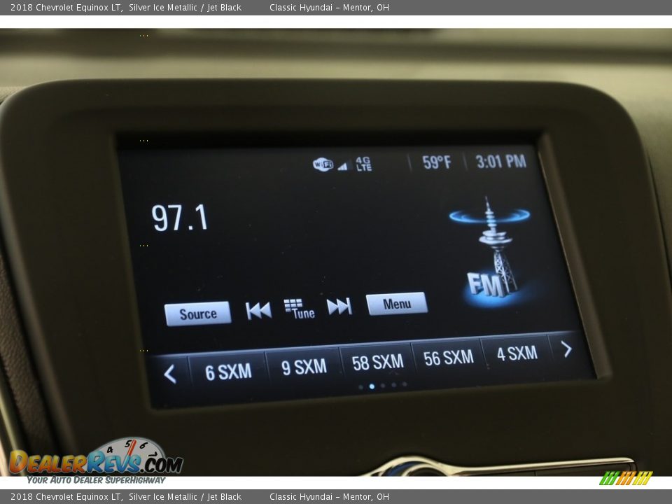 2018 Chevrolet Equinox LT Silver Ice Metallic / Jet Black Photo #12