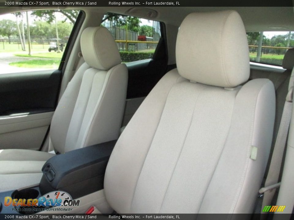 2008 Mazda CX-7 Sport Black Cherry Mica / Sand Photo #4
