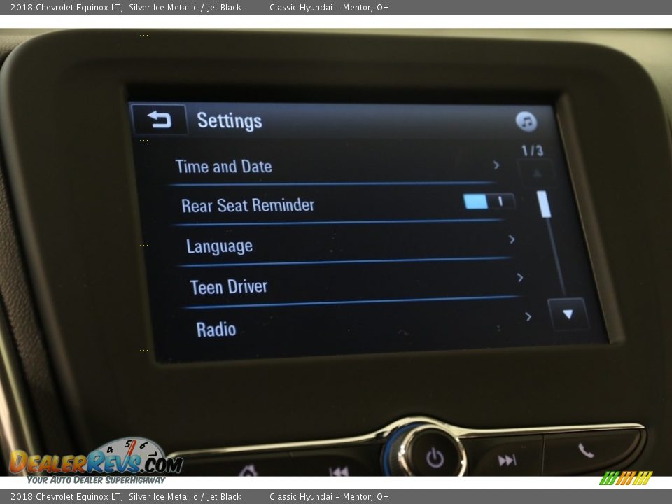 2018 Chevrolet Equinox LT Silver Ice Metallic / Jet Black Photo #14