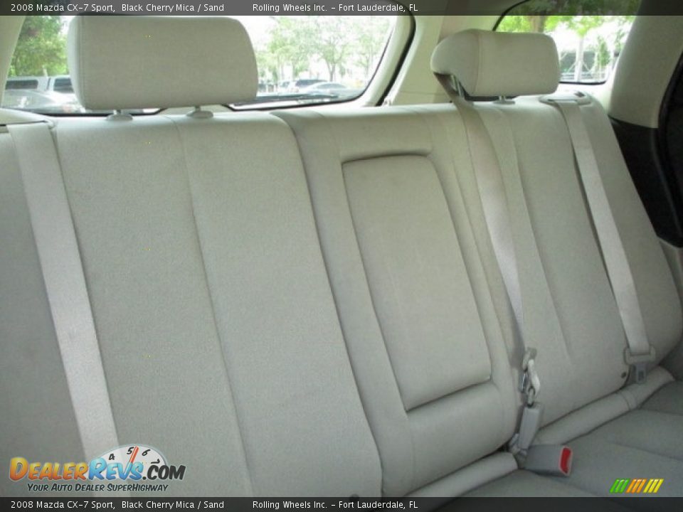2008 Mazda CX-7 Sport Black Cherry Mica / Sand Photo #6