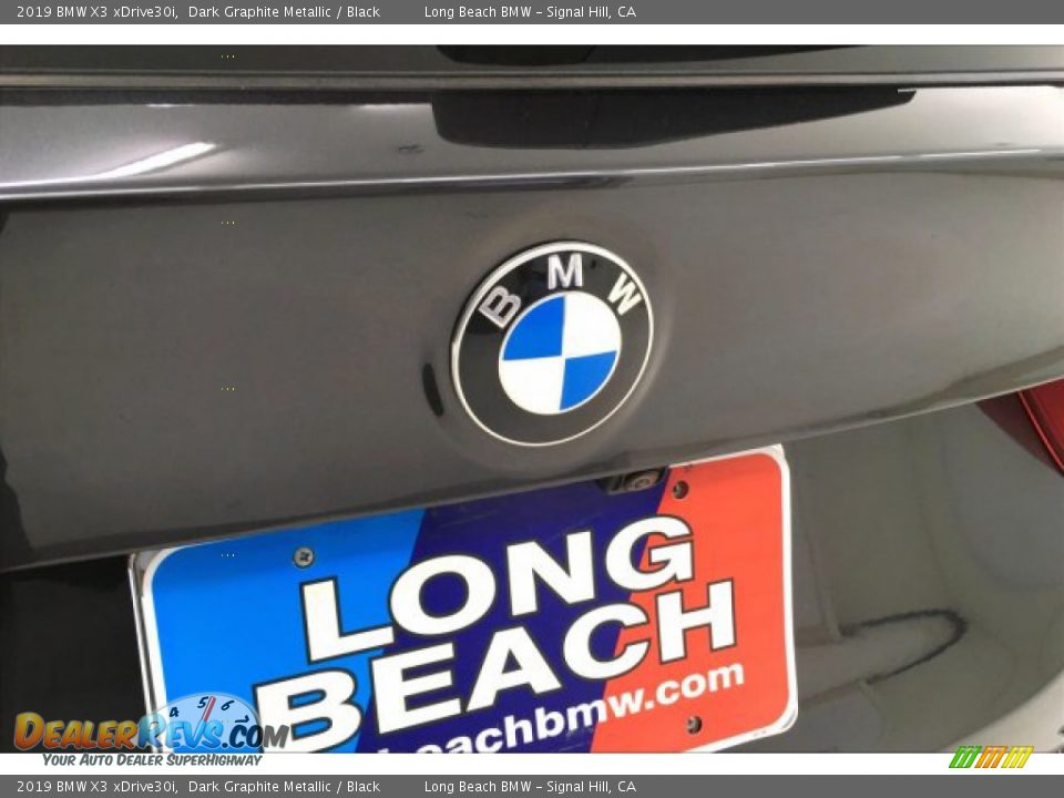 2019 BMW X3 xDrive30i Dark Graphite Metallic / Black Photo #23