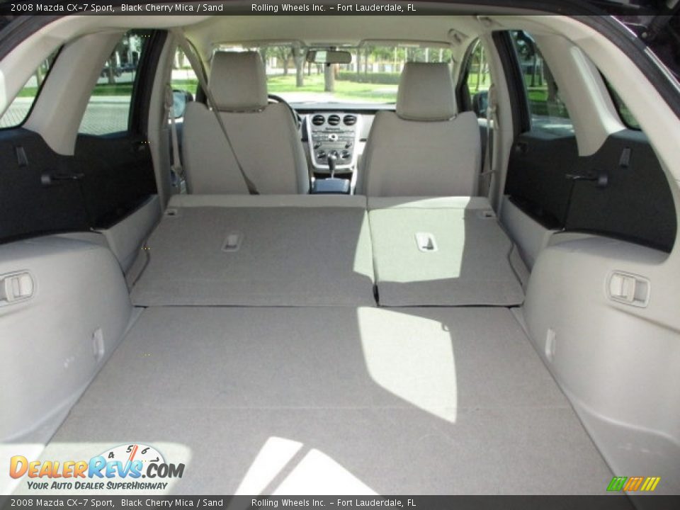2008 Mazda CX-7 Sport Black Cherry Mica / Sand Photo #10
