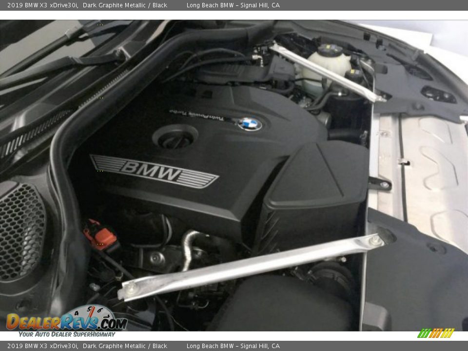 2019 BMW X3 xDrive30i Dark Graphite Metallic / Black Photo #27