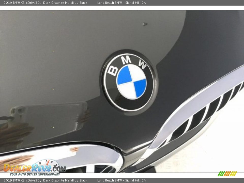 2019 BMW X3 xDrive30i Dark Graphite Metallic / Black Photo #29