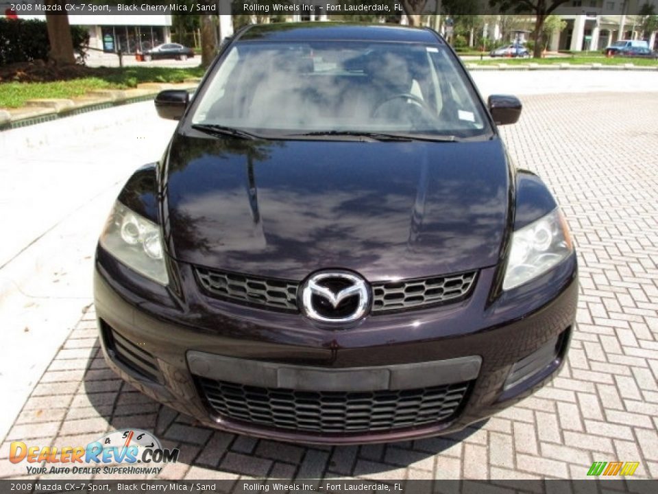 2008 Mazda CX-7 Sport Black Cherry Mica / Sand Photo #15