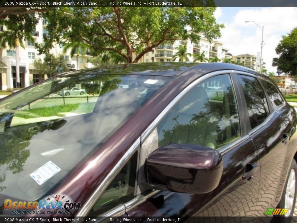 2008 Mazda CX-7 Sport Black Cherry Mica / Sand Photo #20